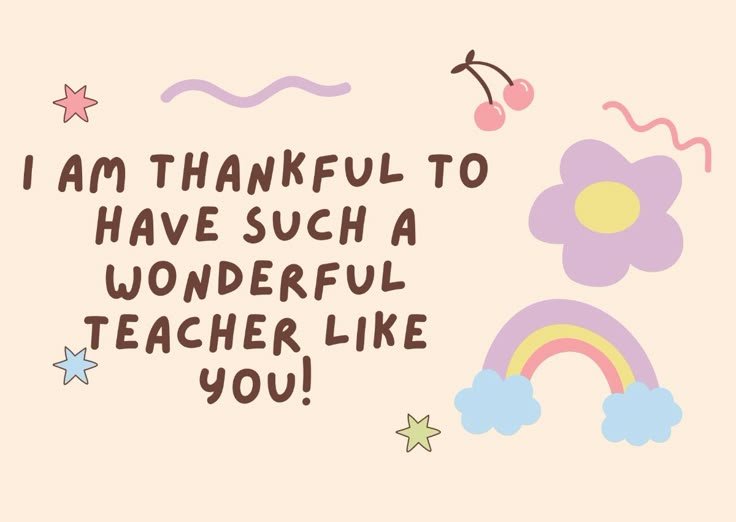 Teacher Appreciation Week Cards Template